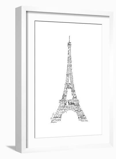 As the French Say…Eiffel Tower-Marion De Lauzun-Framed Premium Giclee Print