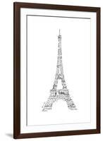 As the French Say…Eiffel Tower-Marion De Lauzun-Framed Premium Giclee Print