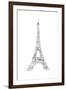 As the French Say…Eiffel Tower-Marion De Lauzun-Framed Premium Giclee Print