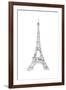 As the French Say…Eiffel Tower-Marion De Lauzun-Framed Premium Giclee Print