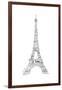 As the French Say…Eiffel Tower-Marion De Lauzun-Framed Premium Giclee Print