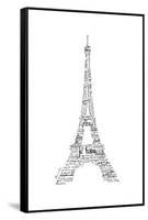 As the French Say…Eiffel Tower-Marion De Lauzun-Framed Stretched Canvas