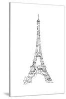 As the French Say…Eiffel Tower-Marion De Lauzun-Stretched Canvas