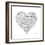 As the French Say…Heart-Marion De Lauzun-Framed Premium Giclee Print