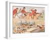 As the Hounds Come Full in View-Randolph Caldecott-Framed Giclee Print