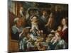 As the Old Sing, So the Young Pipe-Jacob Jordaens-Mounted Giclee Print