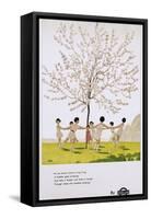 As We Dance Round a Ring-A-Ring Poster-Andre-Edouard Marty-Framed Stretched Canvas