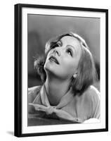 As You Desire Me by George Fitzmaurice, based on a play by Luigi Pirandello, with Greta Garbo, 1932-null-Framed Photo