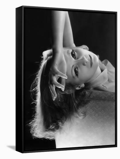 As You Desire Me by George Fitzmaurice, based on a play by Luigi Pirandello, with Greta Garbo, 1932-null-Framed Stretched Canvas