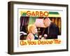 As You Desire Me, from Left: Greta Garbo, Erich Von Stroheim, 1932-null-Framed Art Print