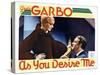 As You Desire Me, from Left, Greta Garbo, Roland Varno, 1932-null-Stretched Canvas