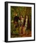 As You like it - Act IV Scene I - Rosalind Tutoring Orlando in the Ceremony of Marriage or the Mock-Walter Howell Deverell-Framed Giclee Print