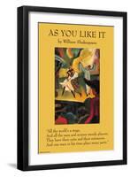 As You Like it - All the World's a Stage-null-Framed Art Print