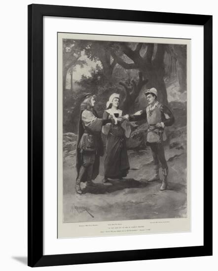 As You Like It, at the St James's Theatre-Amedee Forestier-Framed Giclee Print