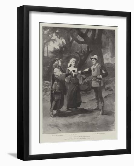 As You Like It, at the St James's Theatre-Amedee Forestier-Framed Giclee Print