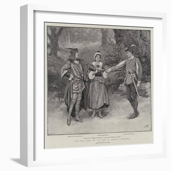 As You Like It at the St James's Theatre-Henry Marriott Paget-Framed Giclee Print