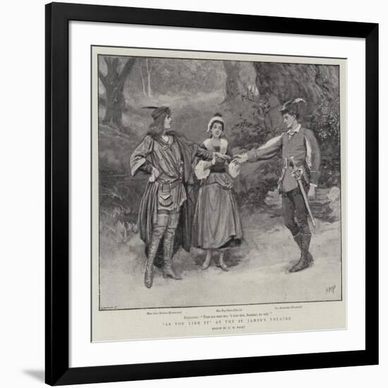 As You Like It at the St James's Theatre-Henry Marriott Paget-Framed Giclee Print