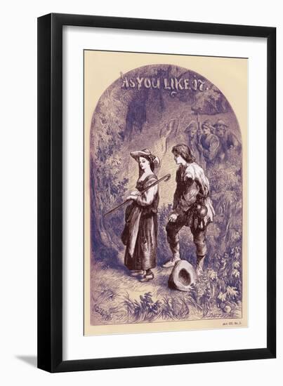 As you Like It by William Shakaespeare-John Gilbert-Framed Giclee Print