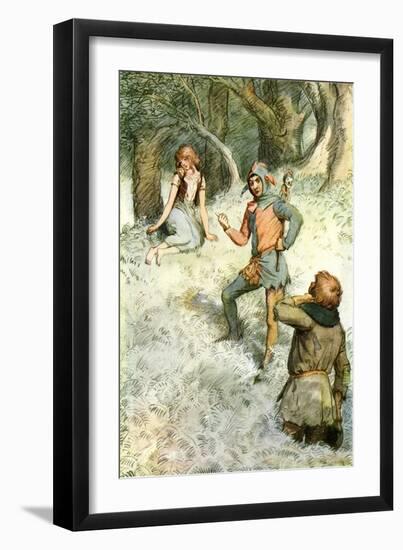 As you Like It by William Shakespeare-Hugh Thomson-Framed Giclee Print