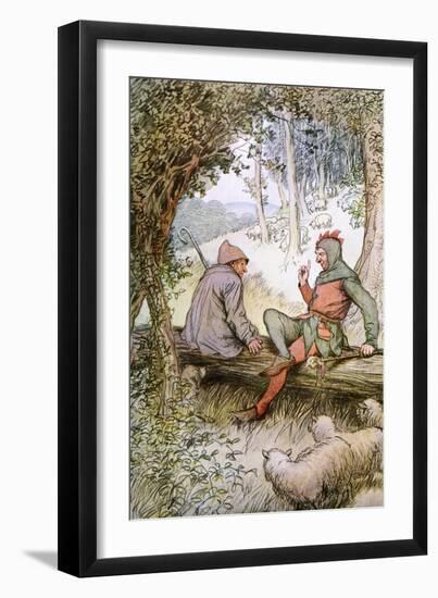 As you Like It by William Shakespeare-Hugh Thomson-Framed Premium Giclee Print