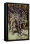 As You Like It by William Shakespeare-Arthur Rackham-Framed Stretched Canvas