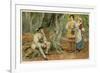 As You Like It, Orlando Rosalind and Celia in the Forest of Arden-null-Framed Art Print