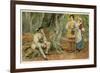 As You Like It, Orlando Rosalind and Celia in the Forest of Arden-null-Framed Premium Giclee Print