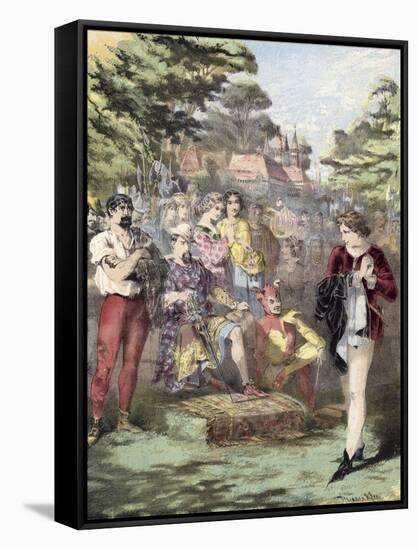 As You Like It, Polka, Adam Wright-Alfred Concanen-Framed Stretched Canvas