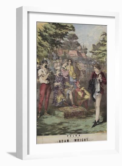 As You Like It, Polka, Adam Wright-Alfred Concanen-Framed Giclee Print