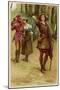 As You Like It, Rosalind with Touchstone and Audrey in the Forest of Arden-Walter Paget-Mounted Art Print