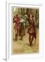 As You Like It, Rosalind with Touchstone and Audrey in the Forest of Arden-Walter Paget-Framed Premium Giclee Print