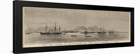 Asab Bay, Straits of Bab-El-Mandeb, the First Italian Settlement in Africa-null-Framed Giclee Print