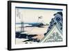 Asakusa Honganji Temple in the Eastern Capital, Edo-Katsushika Hokusai-Framed Art Print