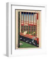 Asakusa Rice Fields During the Festival of the Cock, C.1857-Ando Hiroshige-Framed Giclee Print