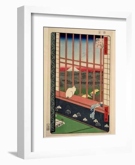 Asakusa Rice Fields During the Festival of the Cock, C.1857-Ando Hiroshige-Framed Giclee Print