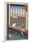 Asakusa Ricefields and Torinomachi Festival-Ando Hiroshige-Framed Giclee Print