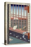 Asakusa Ricefields and Torinomachi Festival-Ando Hiroshige-Stretched Canvas