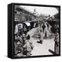 Asakusa Street, Tokyo, Japan, 1896-Underwood & Underwood-Framed Stretched Canvas