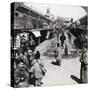 Asakusa Street, Tokyo, Japan, 1896-Underwood & Underwood-Stretched Canvas