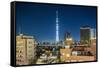 Asakusa, the Town and the Tokyo Sky Tree-Massimo Borchi-Framed Stretched Canvas