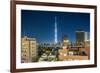 Asakusa, the Town and the Tokyo Sky Tree-Massimo Borchi-Framed Photographic Print