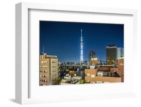 Asakusa, the Town and the Tokyo Sky Tree-Massimo Borchi-Framed Photographic Print