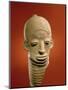 Asante Funerary Mask, from Ghana (Ceramic)-African-Mounted Premium Giclee Print