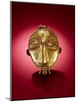 Asante Mask, from Ghana (Gold)-African-Mounted Giclee Print