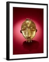 Asante Mask, from Ghana (Gold)-African-Framed Giclee Print