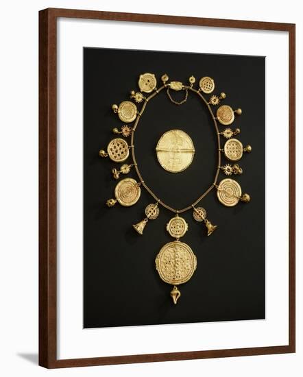 Asante Pectoral, from Ghana (Gold)-African-Framed Giclee Print