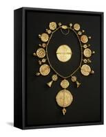 Asante Pectoral, from Ghana (Gold)-African-Framed Stretched Canvas