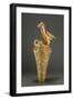 Asante Royal Umbrella Finial Depiciting a Bird and its Young, from Ghana (Gilt Wood)-African-Framed Giclee Print