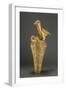 Asante Royal Umbrella Finial Depiciting a Bird and its Young, from Ghana (Gilt Wood)-African-Framed Giclee Print