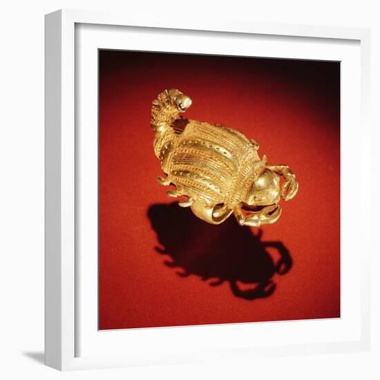 Asante Scorpion Ring, from Ghana (Gold)-African-Framed Giclee Print